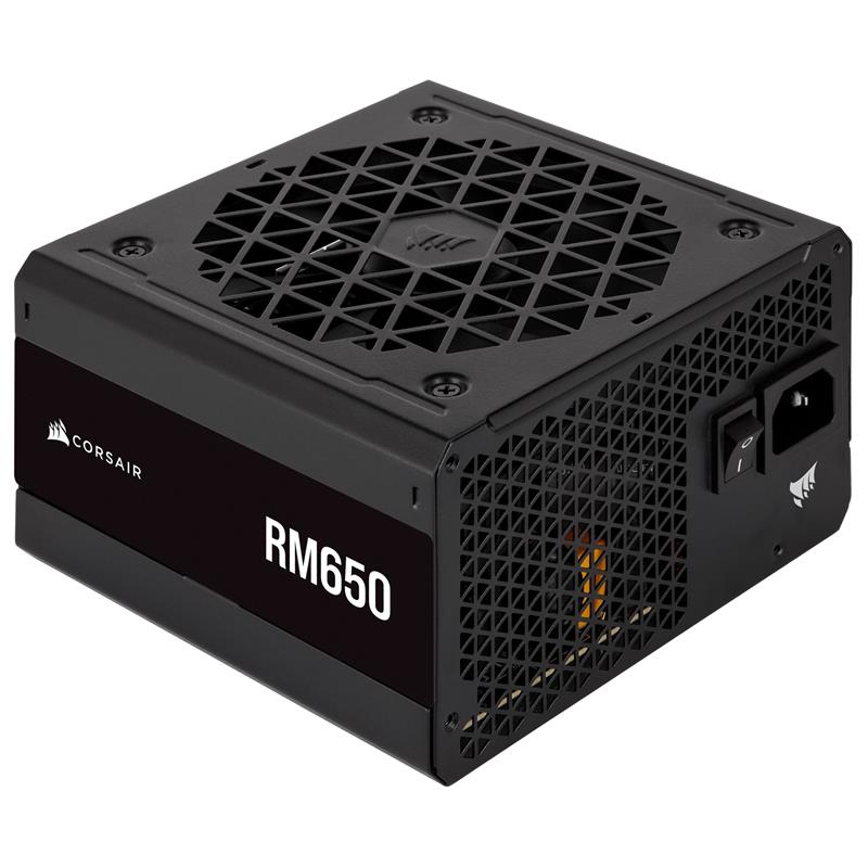 CORSAIR RM650 Fully Modular Low-Noise ATX Power Supply - 105°C-Rated Capacitors - 80 PLUS Gold Efficiency - Modern Standby S...