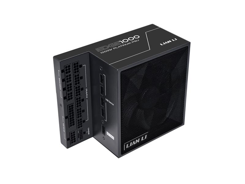 LIAN LI T-Shape design 1000W ATX V3.1 80+ platinum Full Modular, Black