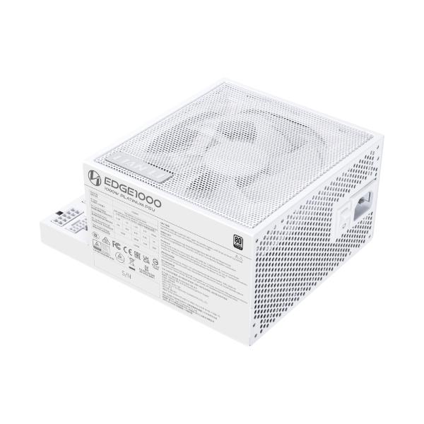 LIAN LI T-Shape design 1000W ATX V3.1 80+ platinum Full Modular, White