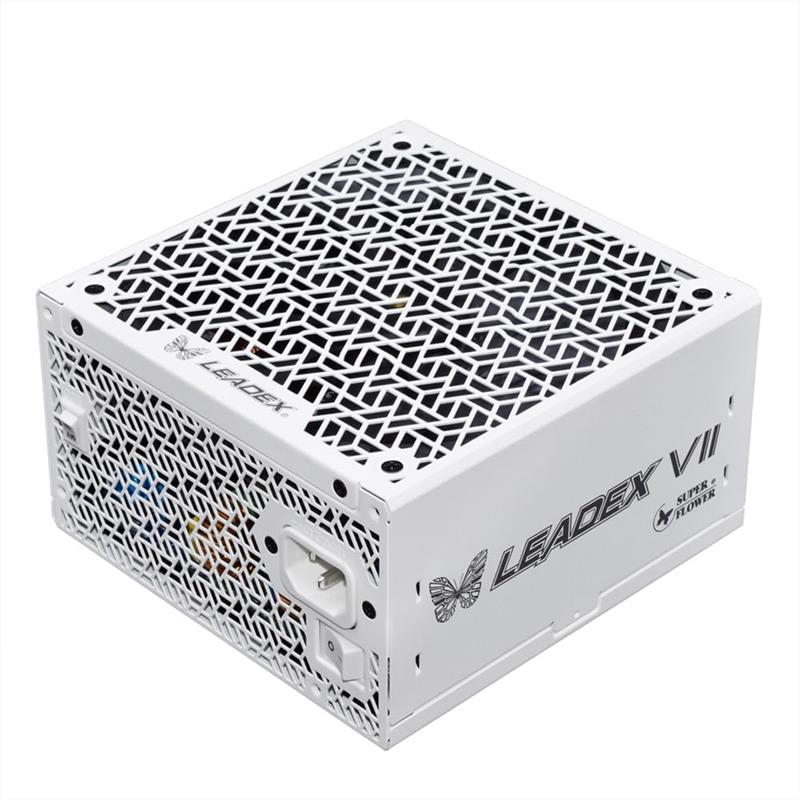 Super Flower Leadex VII XP 1000W Bloc d'alimentation Platinum ATX 3.1, Blanc