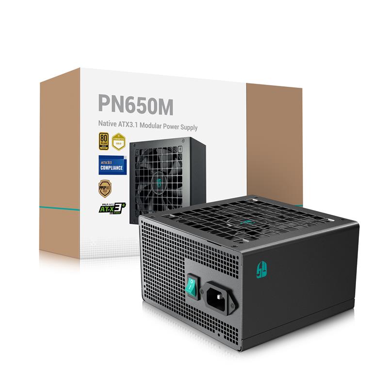 DeepCool GAMER STORM PN650M ATX3.1 80 PLUS Gold Fully Modular 650W