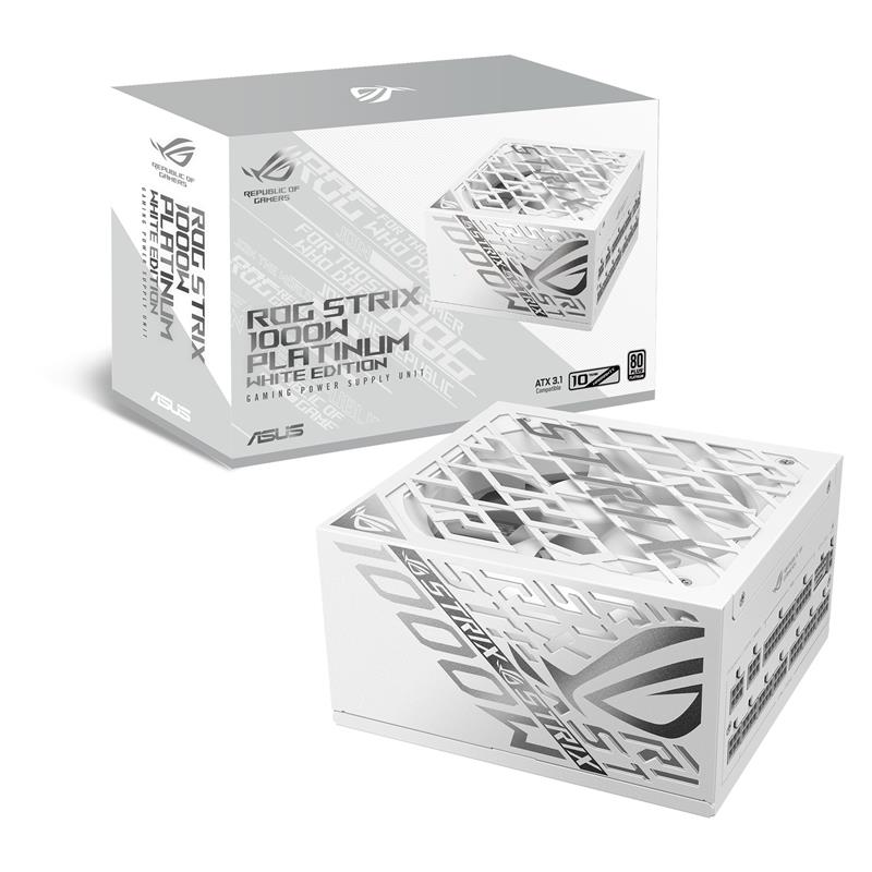 ASUS ROG-STRIX 1000W Platinum Full Modular ATX PSU -White