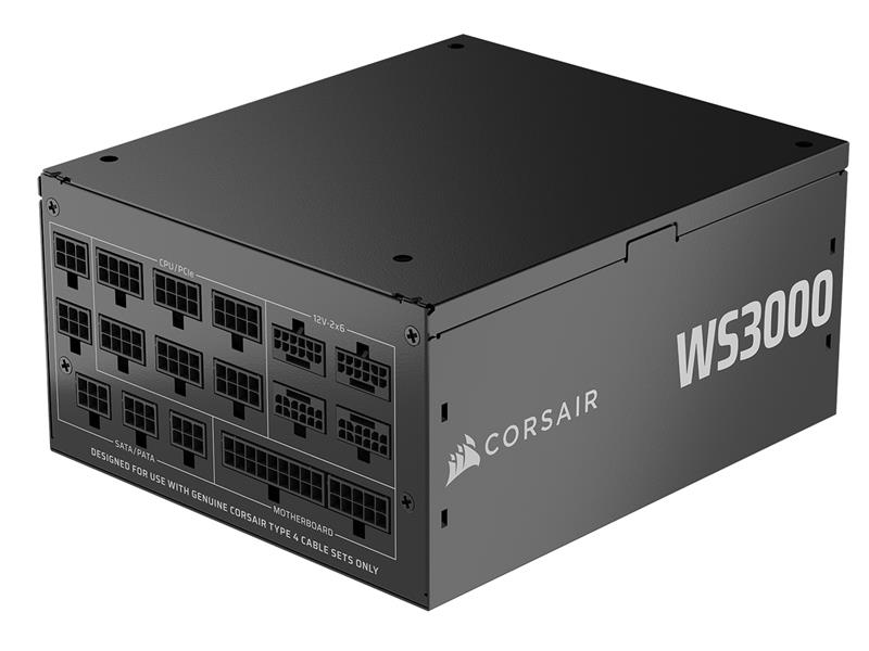 CORSAIR WS3000 ATX 3.1 Alimentation de station de travail entièrement