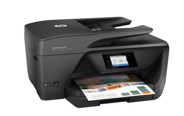 HP Officejet 6962 Inkjet Multifunction Printer | 30 ppm Mono/26 ppm Color Print | 600 x 1200 dpi | Copier/Fax/Printer/Scanner| 