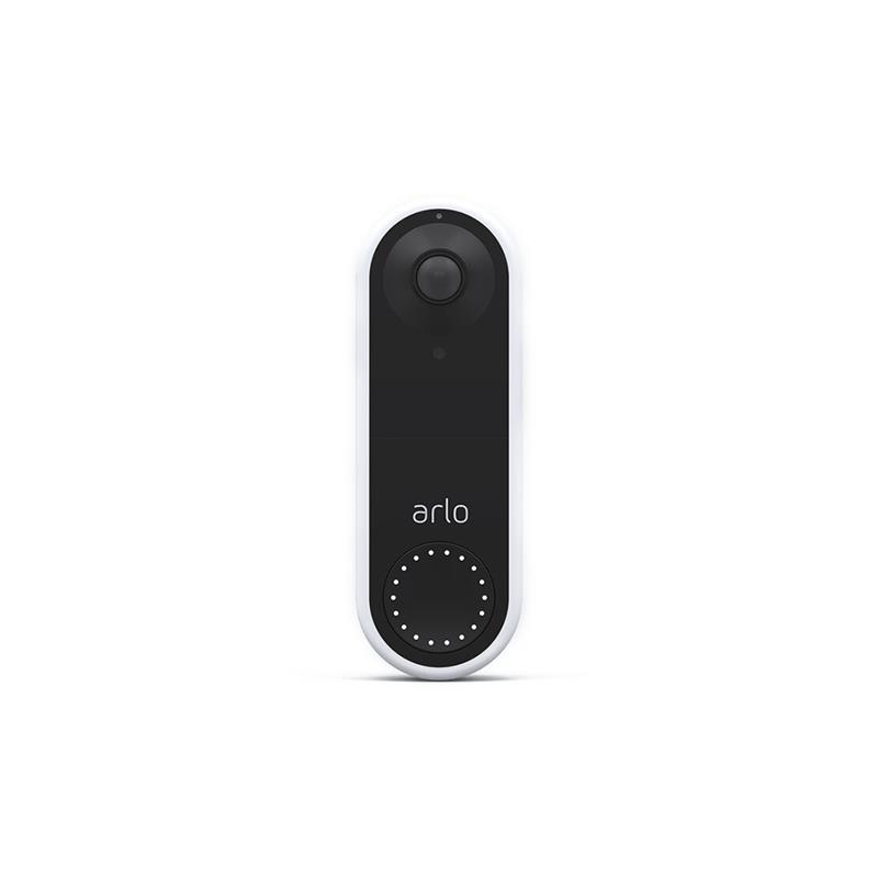 Arlo Video Doorbell (AVD1001-100CNS) Wired, 2K HD, 180° FOV, Motion Detection Smart Activity Zone Alert, IR Night Vision, 2-Way