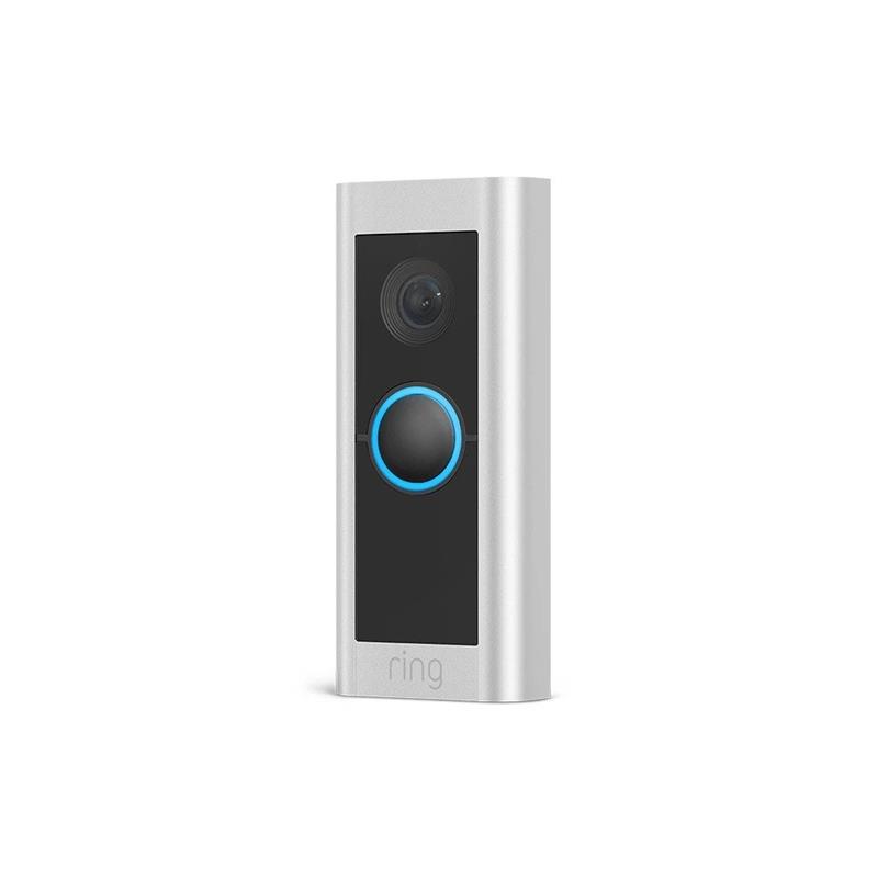 Ring Video Doorbell Pro 2, Wired Smart Wi-Fi Doorbell - Satin Nickel