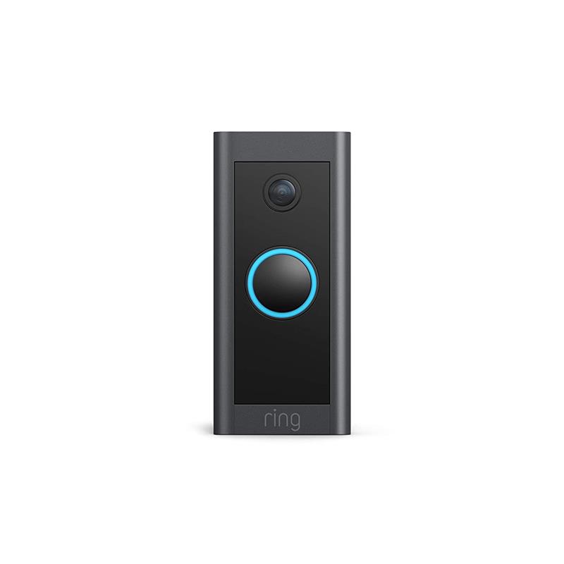 Ring Video Wired Doorbell - Convenient, essential features in a slimmed-down design, pair with Ring Chime to hear audio noti...