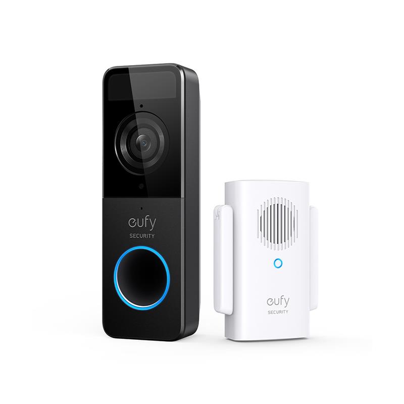 Eufy Smart Video Doorbell Camera, Wire-free,1080p - Black(Open Box)