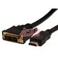 iCAN HDMI to DVI (DVI-D) Single Link M/M - 10 ft. (for PC/DVD Players with DVI-D output to HDMI TV) (HD-28-G-010)