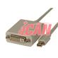 iCAN Mac Mini DisplayPort Male to DVI-D Dual Link Female Premium Adapter (ADP MDPM-DVIF-6)(Open Box)