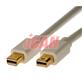 iCAN Mac Mini DisplayPort Male to Mini DisplayPort Male 32AWG Cable (Gold) - 10ft. (MDP-32GMM-10)