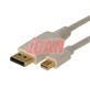 iCAN DisplayPort Male to Mini DisplayPort Male 32AWG Cable (Gold) - 6ft. (MDPM-DPM-32G-06)