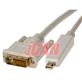 iCAN Mini DisplayPort Male to DVI Male 32AWG Cable (Gold) - 15ft. (MDPM-DVM-32G-15)