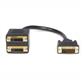 STARTECH DVI-D to 2x DVI-D Digital Video Splitter Cable M/F - 1 ft. (DVISPL1DD)