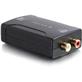 CABLES TO GO Toslink to RCA Analog Audio Converter (DAC) (28727)(Open Box)