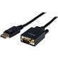 StarTech DisplayPort to VGA Cable - M/M - HD-15 Male VGA - DisplayPort Male (Black) - 6ft. (DP2VGAMM6)