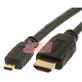 iCAN Micro HDMI (Type D) to HDMI (Type A) cable for Mobile Devices,  High-Speed 3D Ethernet 1.4 - 2 ft. (HMICH-34G-02)