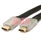 iCAN Premium Under-Carpet Flat HDMI 2.0 UltraHD 3D 4K LAN High-Speed Cable 26AWG Gold-plated Metal Connectors - 15 ft (HH-26F-GH2-15)