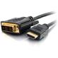 Cables To Go HDMI/DVI Video Cable - HDMI/DVI for Video Device - 6.6 ft - HDMI Digital Audio/Video - DVI Video (42516)