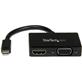 STARTECH Travel A/V adapter: 2-in-1 Mini DisplayPort to HDMI or VGA converter (MDP2HDVGA)