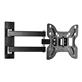 iCAN TV Wall Mount Bracket with Full Motion Articulating Arm for Most 14-42 Inch LED | LCD | OLED Flat Screen TV | VESA 200x200mm | Max Load 55lbs | with Rotation | Swivel | Black