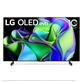 LG OLED EVO C3 42" TV, a9 AI Processor 4K Gen6, 4K 120 fps (HDMI, USB), Pixel Dimming, Full Gaming Support Nvidia G-Sync, AMD FreeSync, ALLM, VRR and more, AI Picture Pro - OLED42C3PUA