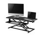 Uprite Ergo Height Adjustable Standing Desk Riser Converter, Laptop and Monitor Sit Stand Workstation, Black.