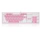 Redragon K623-P1B Hades X Wired Mechanical Keyboard in pink and white, Blue Switch [K623-P1B]