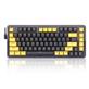 Redragon K649PY 75% Wired Gasket RGB Gaming Keyboard, 82 Keys Layout Hot-Swap Compact Mechanical Keyboard w/Hot-Swappable Socket, Sound Absorbing Foam, Quiet Custom Gold-melt Linear Switch