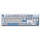 Durgod K610W Corona Wireless Blutooth 3-mode Win/Mac Mechanical Keyboard 104 Key White Backlit Kailh Silent Red Switch(Open Box)