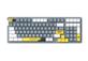 DAREU A98 PRO Tri-mode 2.4G Wireless/Bluetooth Gasket Structure Hot Swappable RGB Mechanical Keyboard Sky V3 Customized Linear Switch PBT Double Shot and Dye Sublimation Keycaps Grey(Open Box)