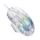 Aula S80 Wired Transparent Gaming Mouse with RGB Backlighting,7200DPI