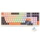 RII RK909 Tri-mode 2.4G Wireless/Bluetooth/Wired LED Backlit Mechanical Gaming Keyboard Blue Switch(Open Box)