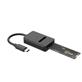 Maiwo USB 3.2 Gen2 Type C to M.2 NVMe SSD/M.2 SATA SSD Adapter, Black(Open Box)