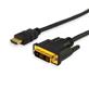 iCAN HDMI to DVI (DVI-D) Single Link M/M -10 ft. (for PC/DVD Players with DVI-D output to HDMI TV) (ZGH-D-07-10FT)(Open Box)