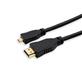 iCAN Micro HDMI (Type D) to HDMI (Type A) cable for Mobile Devices, High-Speed 3D Ethernet 1.4 - 10 ft. (203-1321-1)(Open Box)