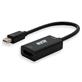iCAN Passive Mini DisplayPort 1.2 to HDMI 4K x 2K Adapter, M/F, Black (MP-H01)