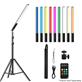 iCAN LED RGB Fill Light Stick | Handheld Light Wand w/ Tripod Mount Support | Studio Lighting