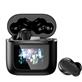 iCAN YX-27-BK Bluetooth Earbuds, Smart Screen, Active Noise Cancellation