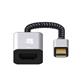 iCAN Mini DisplayPort to HDMI Adapter, 4K@60Hz, Nylon Braided, Aluminum Shell, Gold plated