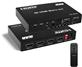 iCAN HDMI Matrix 4X2 4K@60Hz with Audio Output (3.5mm Stereo/Toslink)(Open Box)