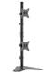 Brateck 17"-32" Vertical Dual-Monitor Steel Articulating Monitor Mount | Vesa 100x100,75x75 | Max Load 9KG Per Arm | Matte Black.(Open Box)