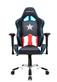 ARESRACER Premium Gaming Chair, High Density Mould Shaping Foam, PU Leather, 4D Armrest, 350MM Steel Base, 65MM PVC Castor,  Adjustable Backrest, Black&White