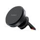 Choetech 15W Magnetic Car Charger Holder with Ambient Light, Black