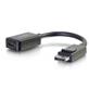C2G DisplayPort Male to HDMI Female Adapter Converter (Black) - 8in (54322)