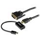 StarTech mDP to DVI Connectivity Kit - Active Mini DisplayPort to HDMI Converter with 6 ft. HDMI to DVI Cable (MDPHDDVIKIT)