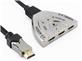iCAN HDMI v2.0 3x1 Auto Switch with Pigtail HDMI Cable, Support 4Kx2K@60Hz, Full HD 1080P, 3D (HY-4301-F-V0_A_2.0)