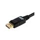 iCAN 28AWG DisplayPort 1.2 Cable Male to Male Gold-plated Black Color Supports 4K@60Hz, 2K@144Hz - 10 Feet