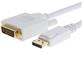 iCAN DisplayPort Male to DVI-D Male Premium Video Cable - 3 ft. (ZGH-DP-18W-3FT)