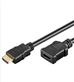 iCAN Premium HDMI 1.4 3D LAN Heavy Duty M/F Extension Cable - 6ft (203-1354-1)(Open Box)
